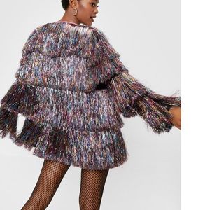 Nasty gal fringe jacket